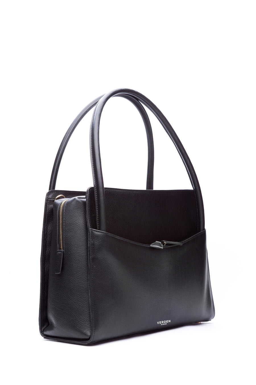Sleek and functional workbag / business bag - VERDEN STUDIOS - The Skye in volcano black
