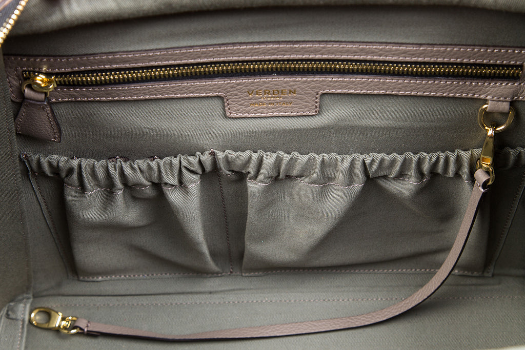 Sleek and functional workbag / business bag - VERDEN STUDIOS - The Moskenes in stone taupe