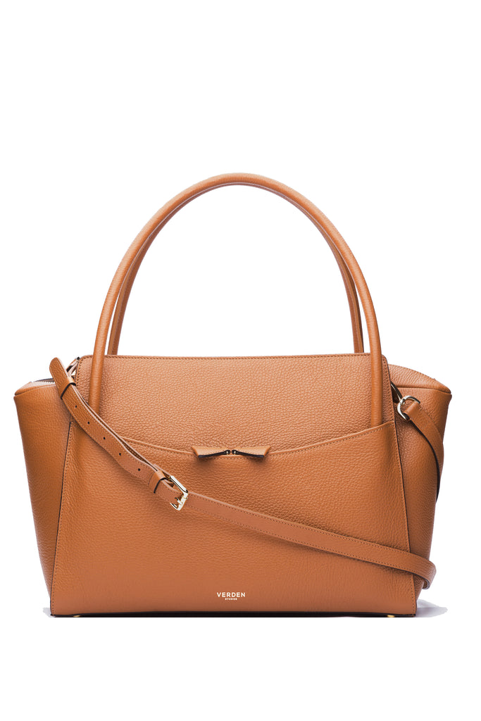 Sleek and functional workbag / business bag - VERDEN STUDIOS - The Moskenes in desert brown