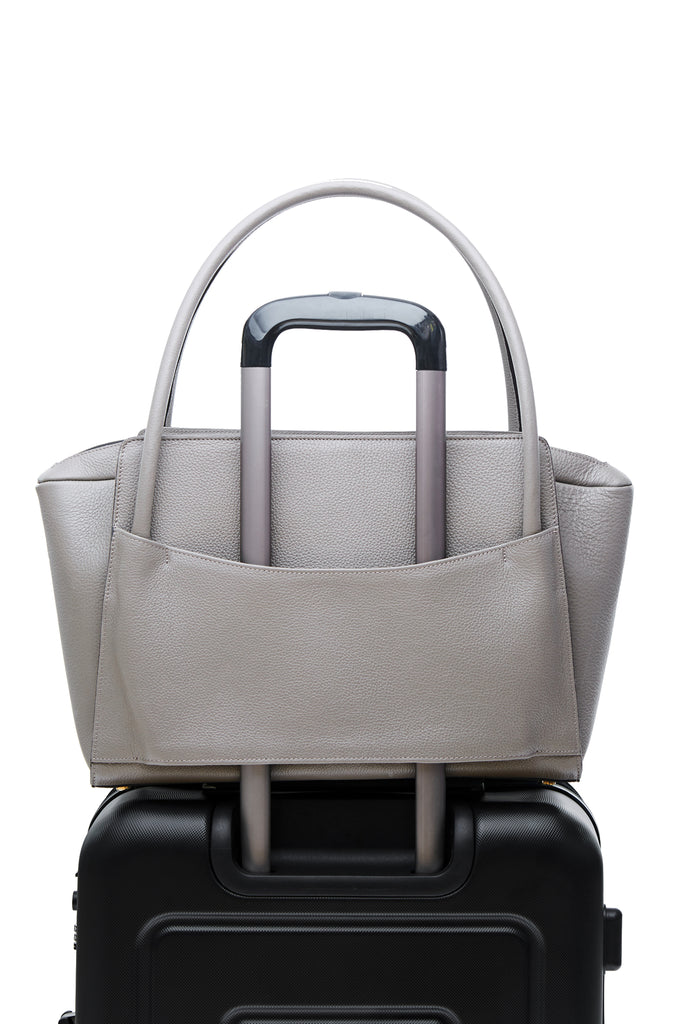 Sleek and functional workbag / business bag - VERDEN STUDIOS - The Moskenes in stone taupe